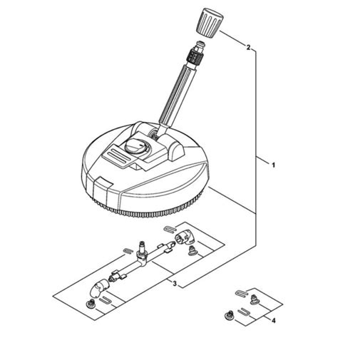 Surface Cleaner Ra For Stihl Re 130 Plus Pressure Washer Lands Engineers