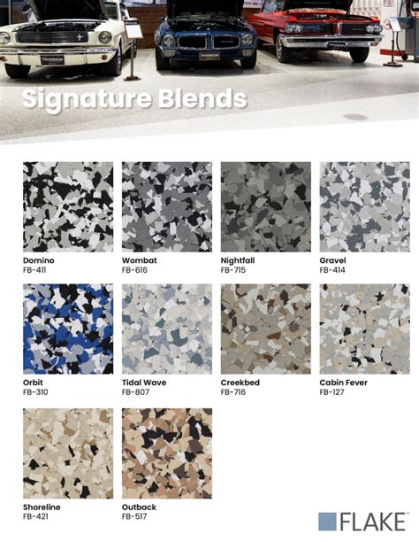 Epoxy Flooring Color Charts Richards Llc