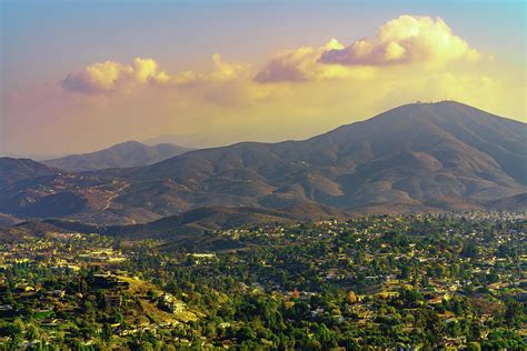 Mountain View from Mount Helix, San Diego Photograph by McClean Photography - Fine Art America