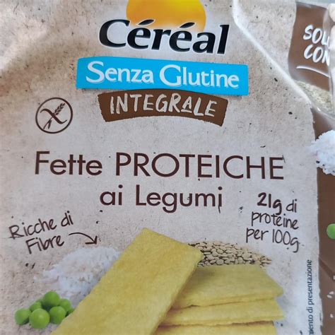 Integrale Fette Proteiche ai Legumi Senza Glutine Céréal kalorie kJ