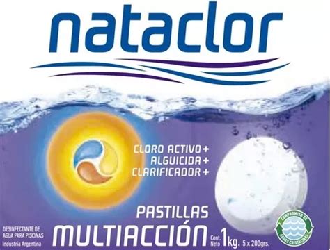 Pastillas De Cloro Multiacci N Nataclor Kg Tratamiento Completo Para