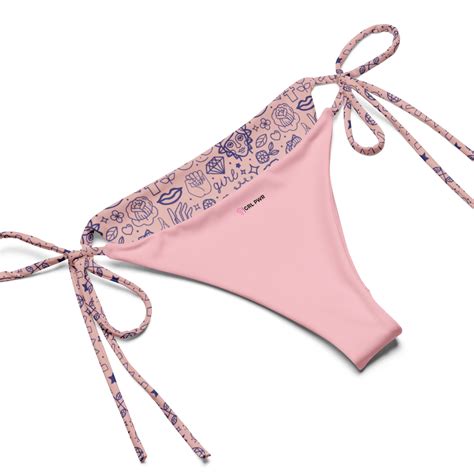 Girls Rule Feminist Recycled String Bikini Feminist Store