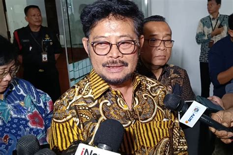 Terjerat Kasus Dugaan Korupsi Di Kementan SYL Saya Siap Dipenjara