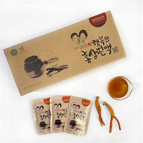 Nước Hồng Sâm Tonic Korean Red Ginseng Tonic 80ml X 30 Gói Tăng Cường Hệ Miễn Dịch