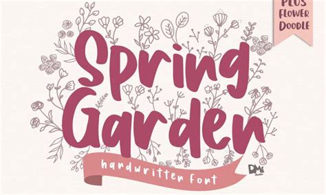 30+ Best Spring Fonts for Fresh Designs - Vandelay Design