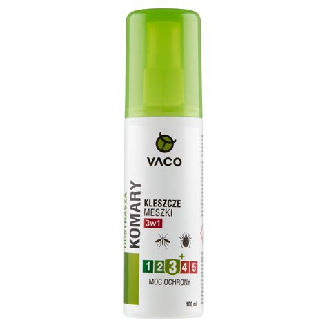 Płyn Na Komary Kleszcze I Meszki Pump Spray Vaco 100 Ml Skuteczny