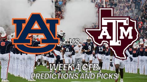 AUBURN VS TEXAS A M Predictions And Picks 2023 Week 4 College