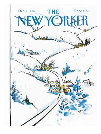 New Yorker Holiday Covers Prints at the Condé Nast Collection New