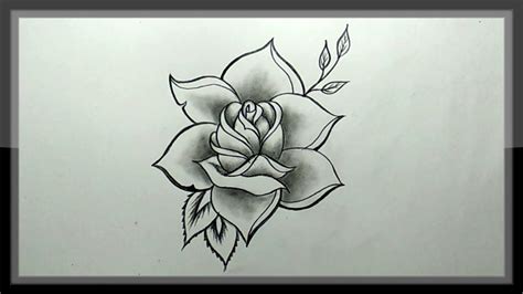 Shading Pencil Easy Rose Drawing Watch Our Videos For Easy Step By