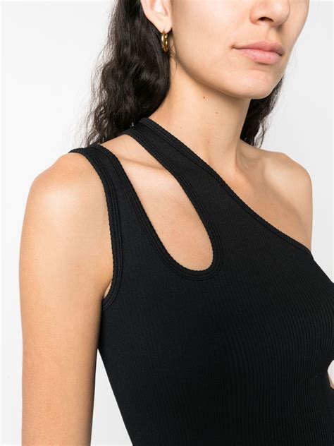 Maje Cutaway One Shoulder Top Farfetch