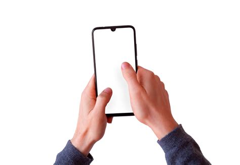 Isolated Two Hands Holding A Smartphone 8847287 PNG