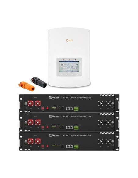 Sistema Di Accumulo Monofase Inverter Kw Solis Batterie Al Litio