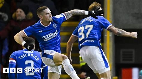 Aberdeen 2 3 Rangers Scott Arfields Stoppage Time Double Salvages Win