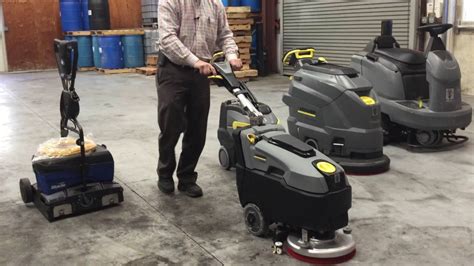 Floor Scrubber Review Karcher Bd 4012 C Floor Scrubber Youtube