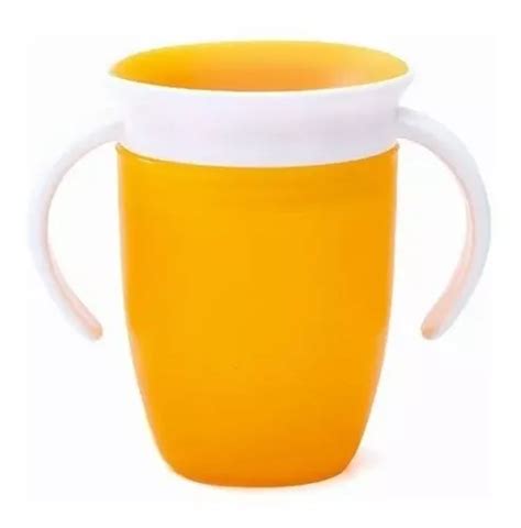 Vaso Entrenador 360 Antiderrames Bebés 4colores Color Naranja