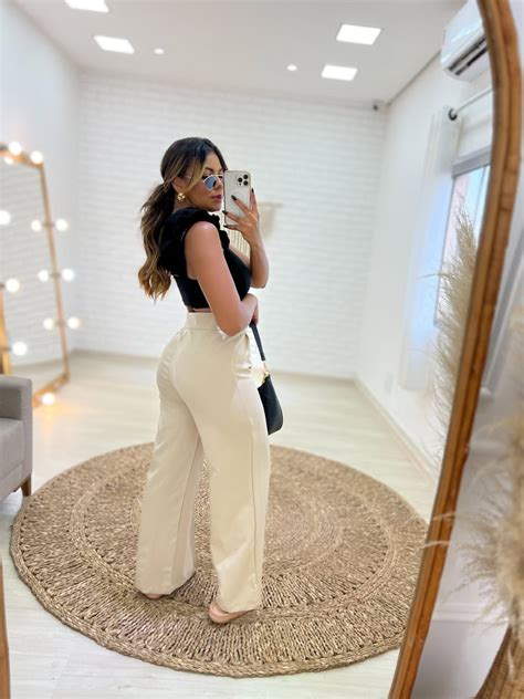 Cal A Pantalona Alfaiataria Gih Nude Hyorrana