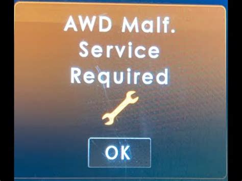 Awd Malfunction Service Required Lincoln Nautilus Youtube