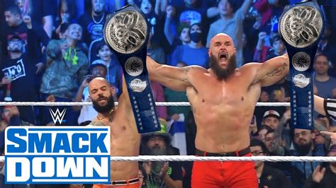 Braun Strowman Y Ricochet Campeones En Parejas Smackdown 10 De