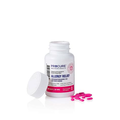 Diphenhydramine Hci 25mg Procure Products