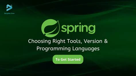 Spring Boot Choosing Right Tools Version And Programming Languages To