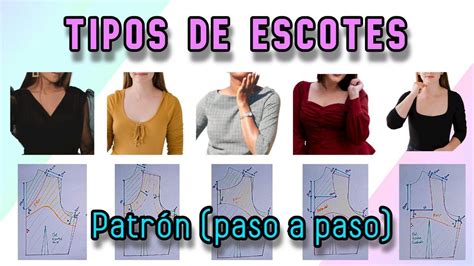 Aprende A Trazar Los Tipos De Escotes Mas Populares En El Patronaje De