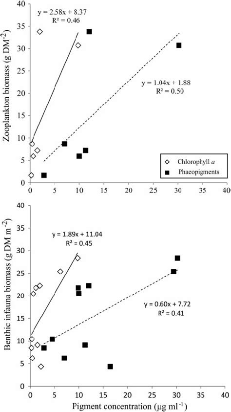 Relationship Between Surface 0Á2 Cm Sediment Chlorophyll A Or Download Scientific Diagram