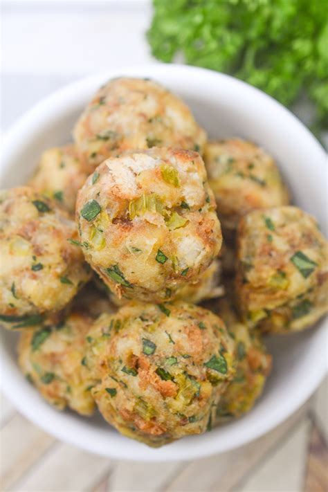 Stuffing Balls Recipe