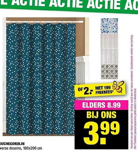 Douchegordijn Aanbieding Bij Big Bazar Folders Nl