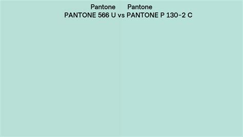 Pantone U Vs Pantone P C Side By Side Comparison