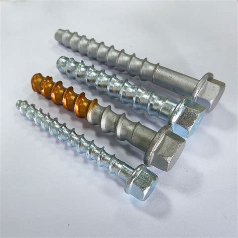 Concrete Self Tapping Screw Anchors Cement Self Cutting Screw Anchors