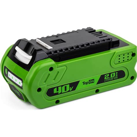 Аккумулятор для GREENWORKS 40V 2.0AH (LI-ION) PN: G40B2 TopOn TOP-PTGD ...