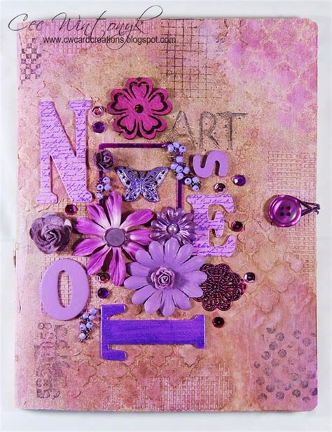 CW Card Creations: Art Notebook Cover