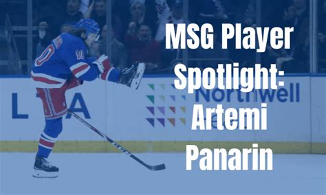 Msg Networks Showcases New York Rangers Artemi Panarin With Dedicated