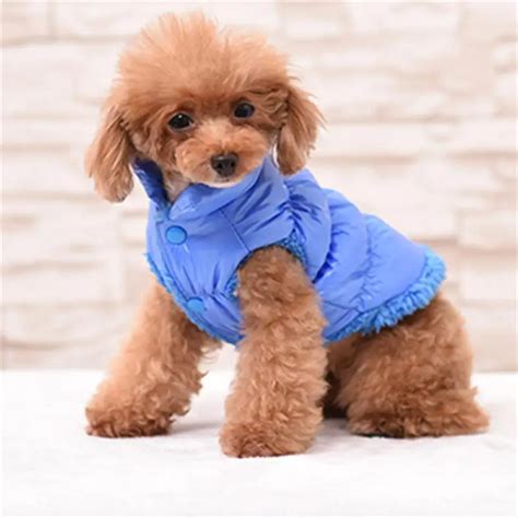 Chicdog Dog Clothes Warm Winter Dog Clothing Cotton Padded Vest Pet Costume For Large Small Dogs ...