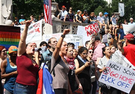 Thousands Gather To Protest The Boston Free Speech Rally