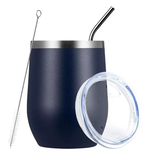 Vaso T Rmico Belung Acero Inoxidable Oz Color Azul Marino Coppel