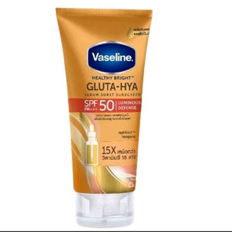 Jual Vaseline Healthy Bright Gluta Hya Serum Burst Sunscreen Spf Pa