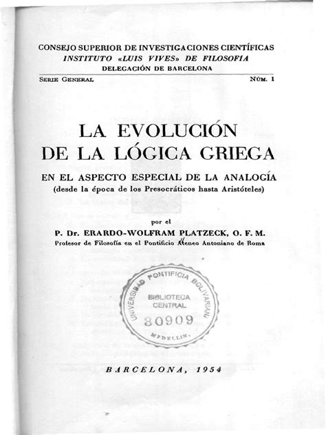 PDF Evolucion De La Logica Griega DOKUMEN TIPS