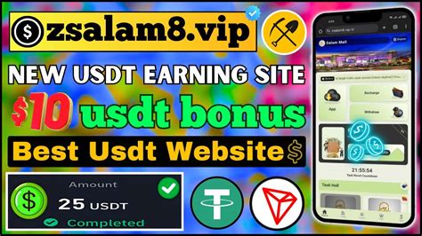 Zsalam8 Vip Signup Bonus 10 USDT New USDT Investment Platform New