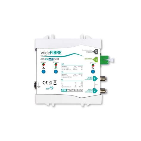 WIDEBAND OPTICAL FIBRE Fracarro Radioindustrie SRL