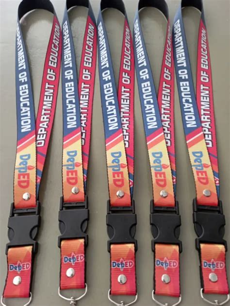 Ready Made DepEd Id Lace Lanyard Id Sling Good Quality No Minimum Order