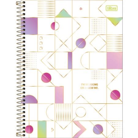 Caderno Espiral Capa Dura Universitário 1 Matéria Midtown 80 Folhas