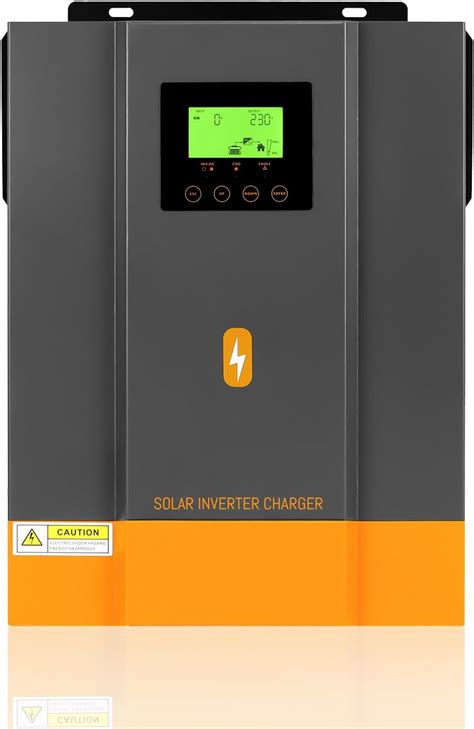 Powmr Inversor Solar De W De V Cc A Vac Inversor