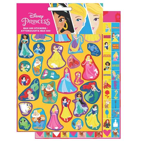 Disney Princess Stickers Lot