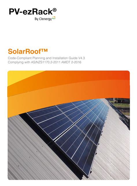 PDF Clenergy PV EzRack SolarRoof Installation Guide V4 PDFSLIDE NET