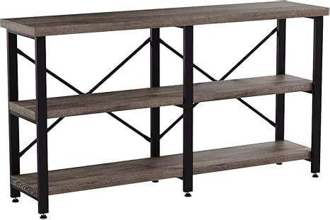 Amazon Bon Augure Rustic Console Table Behind Sofa Industrial