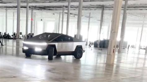 Watch The Tesla Cybertruck Use 4 Wheel Steering To Make A Tight Turn