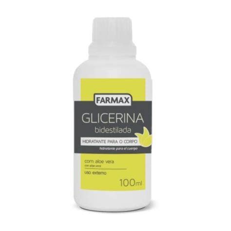 Glicerina Bidestilada Farmax Aloe Vera Ml Glicerina Magazine