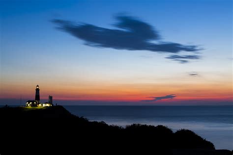 Montauk Lighthouse Sunrise Photograph by Ryan Moore - Fine Art America