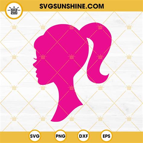 Barbie Head Logo SVG Doll Head SVG Doll SVG Barbie SVG